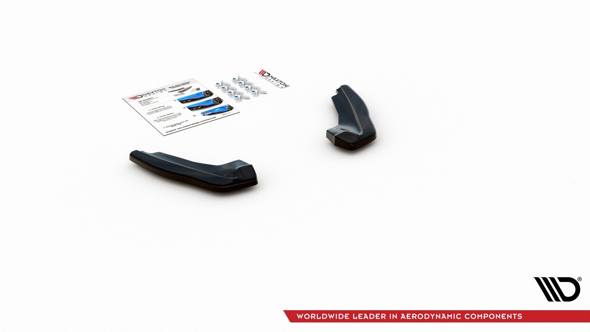 Heck Ansatz Flaps Diffusor V.1 für Ford Focus ST Mk4 Carbon Look