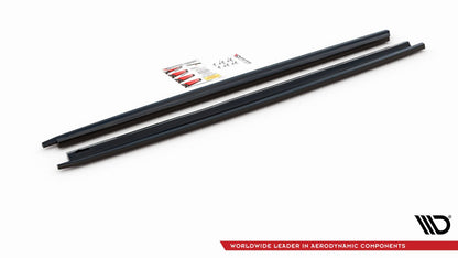 Seitenschweller Ansatz für Peugeot 207 Sport Carbon Look