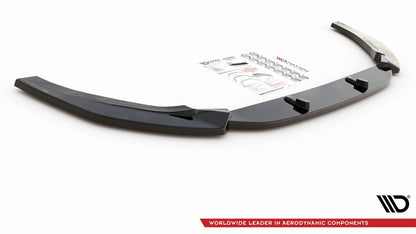 Front Ansatz V.2 für Audi RS5 F5 Facelift schwarz Hochglanz