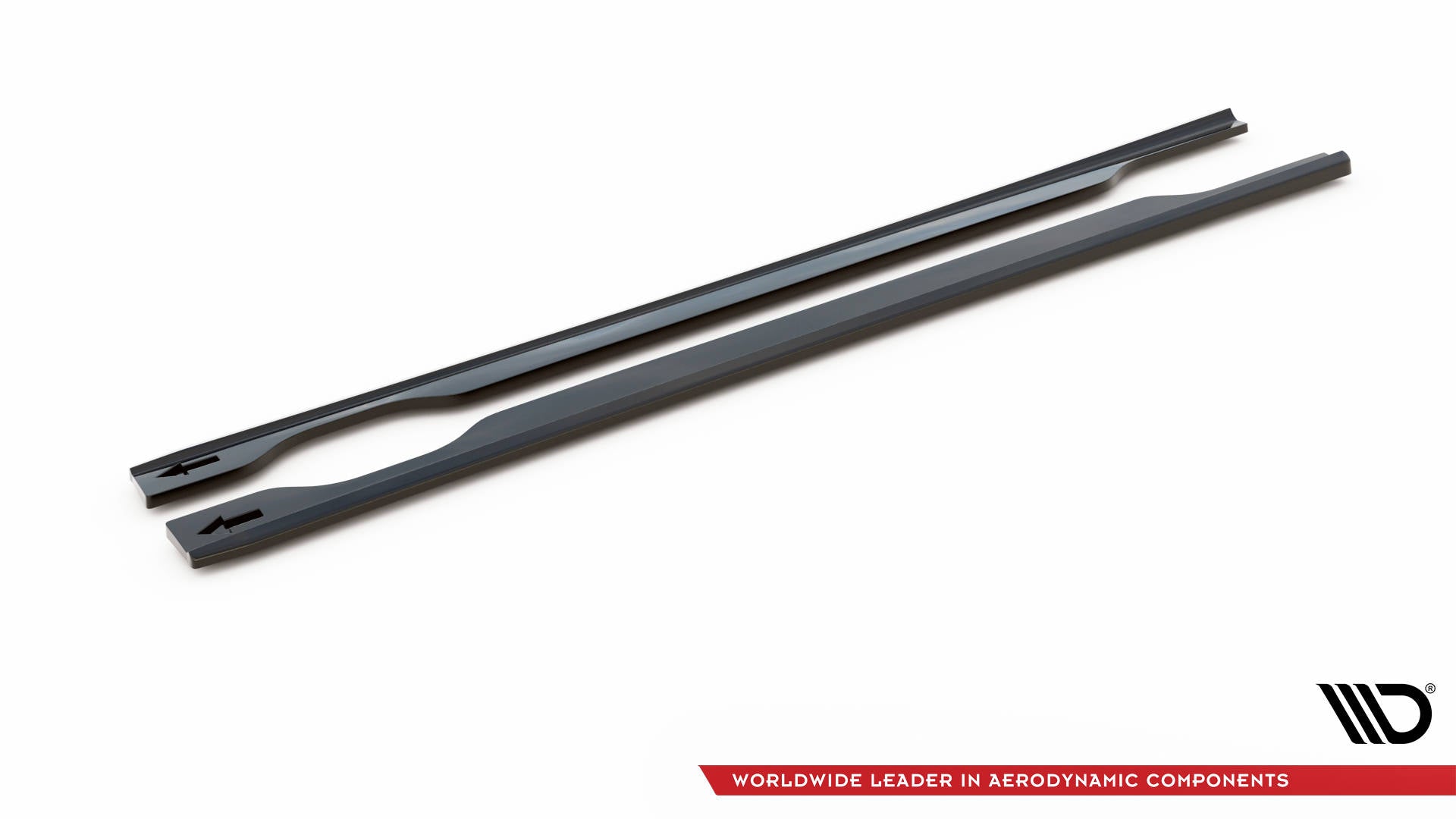 Seitenschweller Ansatz für Hyundai ix35 Mk1 schwarz Hochglanz