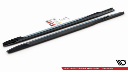 Seitenschweller Ansatz für BMW X5M F95 Carbon Look
