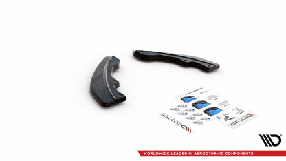 Heck Ansatz Flaps Diffusor für Mazda CX-3 schwarz matt