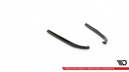 Heck Ansatz Flaps Diffusor für Lexus GS F Mk4 Facelift schwarz matt