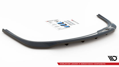 Mittlerer Diffusor Heck Ansatz DTM Look für Skoda Fabia Combi Mk3 Carbon Look