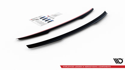 Spoiler CAP für Volkswagen Passat Limousine B8 Facelift schwarz matt