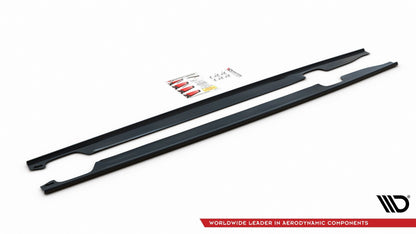Dokładki Progów Audi S6 / A6 S-Line C7 FL  Carbon Look
