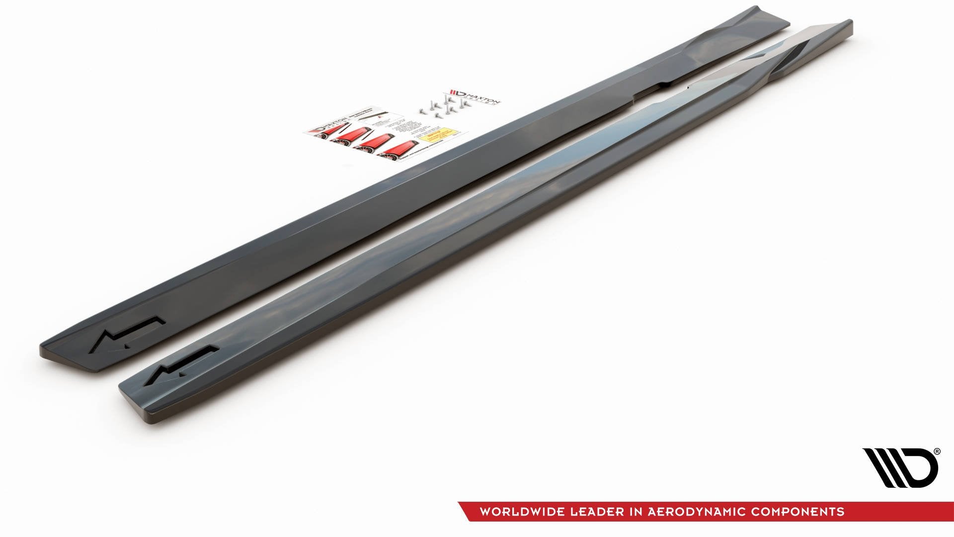 Seitenschweller Ansatz für V.1 für Volvo S60/V60 R-Design Mk3 Carbon Look