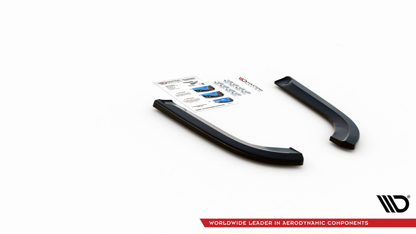 Heck Ansatz Flaps Diffusor für Dodge Durango RT Mk3 Carbon Look