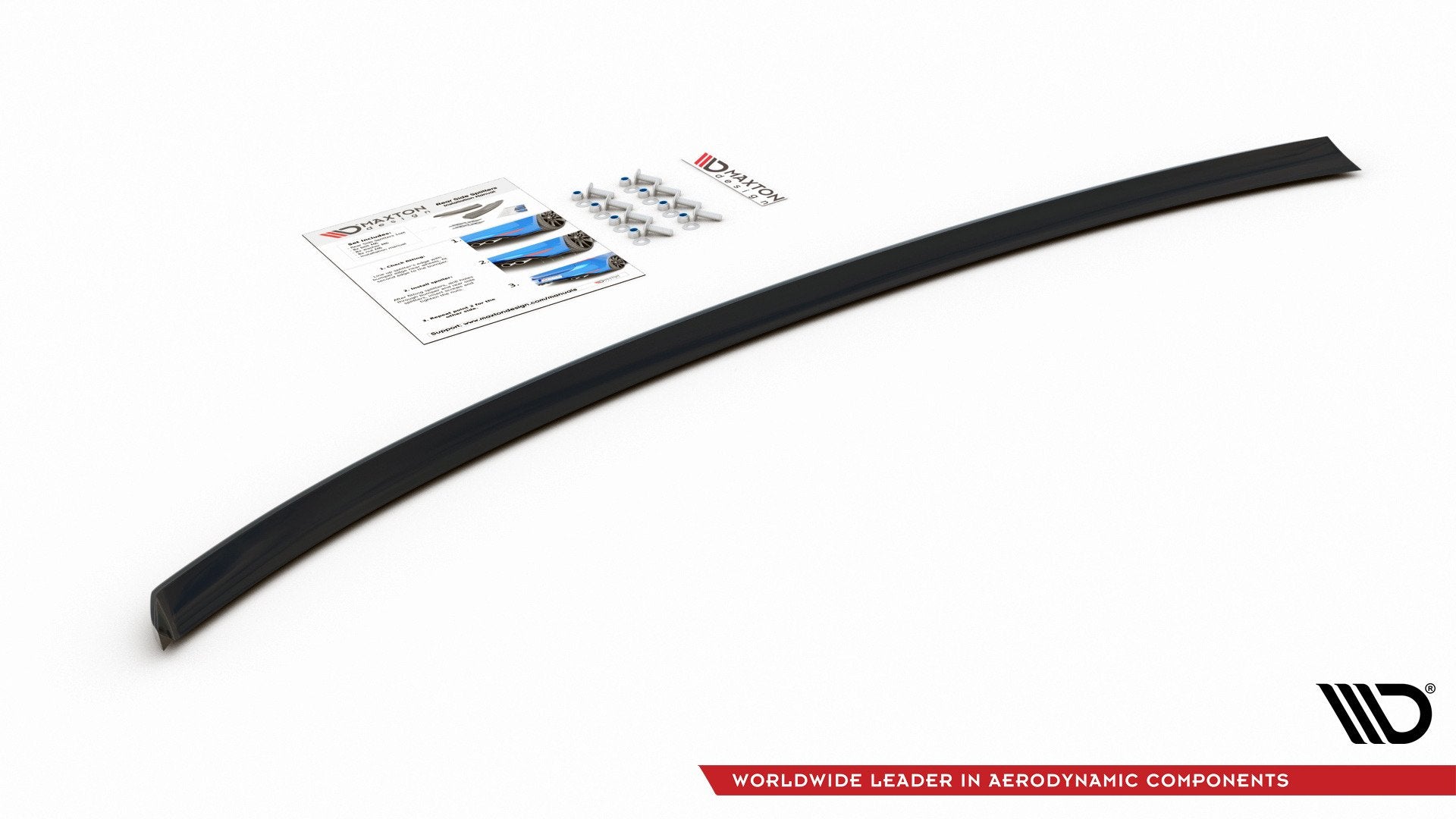 Mittlerer Diffusor Heck Ansatz für Audi A4 B8 Avant Carbon Look