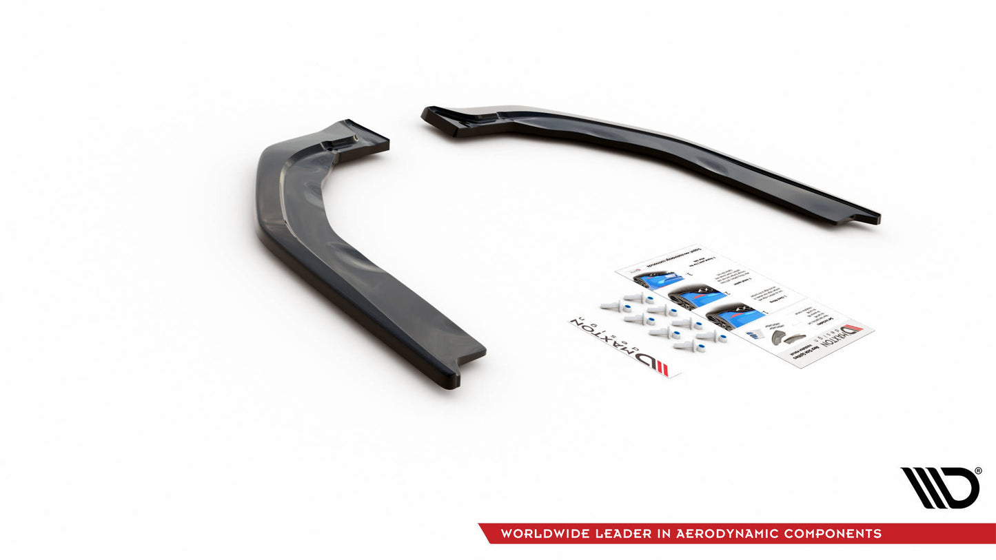 Heck Ansatz Flaps Diffusor V.2 für BMW M3 G80 schwarz matt