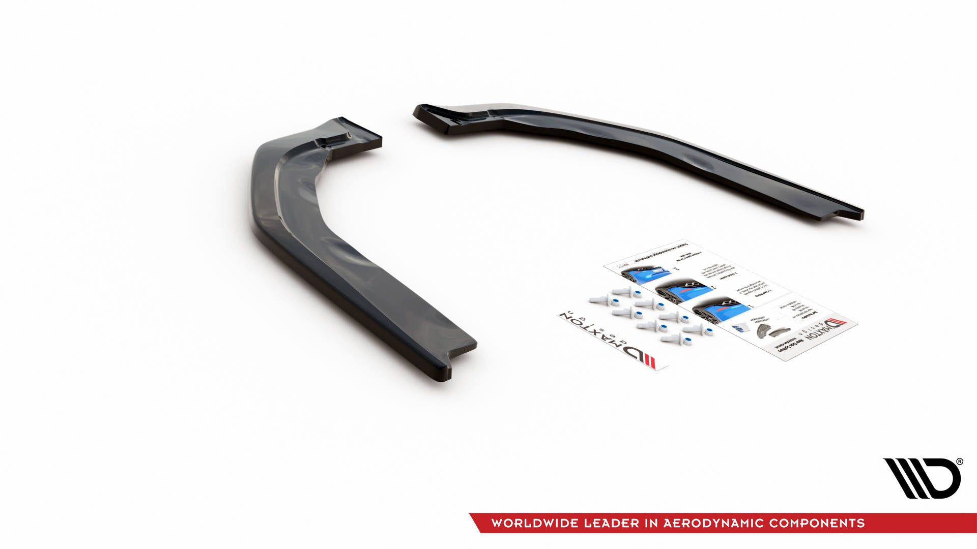Heck Ansatz Flaps Diffusor V.2 für BMW M3 G80 schwarz matt