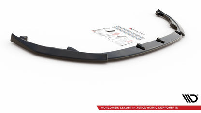 Front Ansatz V.2 für Peugeot 308 Mk2 Facelift schwarz Hochglanz