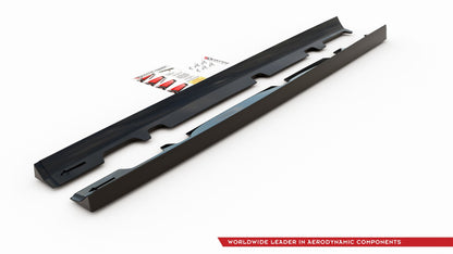 Seitenschweller Ansatz für V.2 für Ford Fiesta Mk8 ST / ST-Line Carbon Look