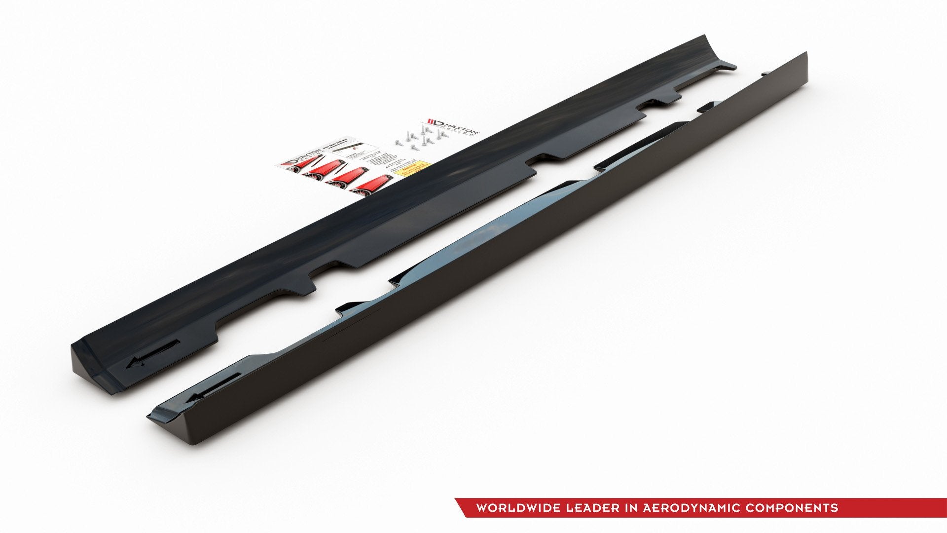 Seitenschweller Ansatz für V.2 für Ford Fiesta Mk8 ST / ST-Line schwarz Hochglanz