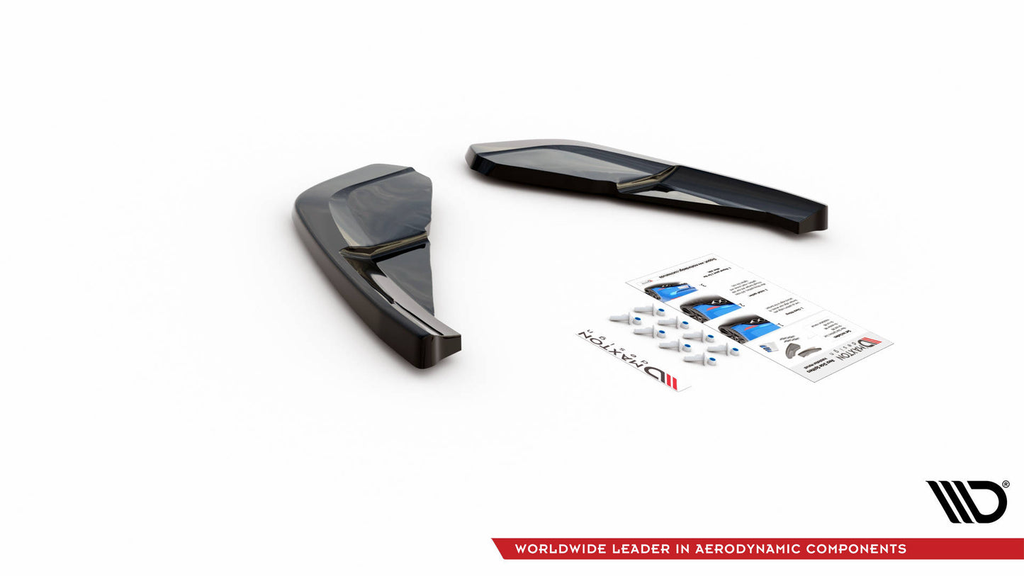 Heck Ansatz Flaps Diffusor für Nissan 370Z Nismo Facelift Carbon Look
