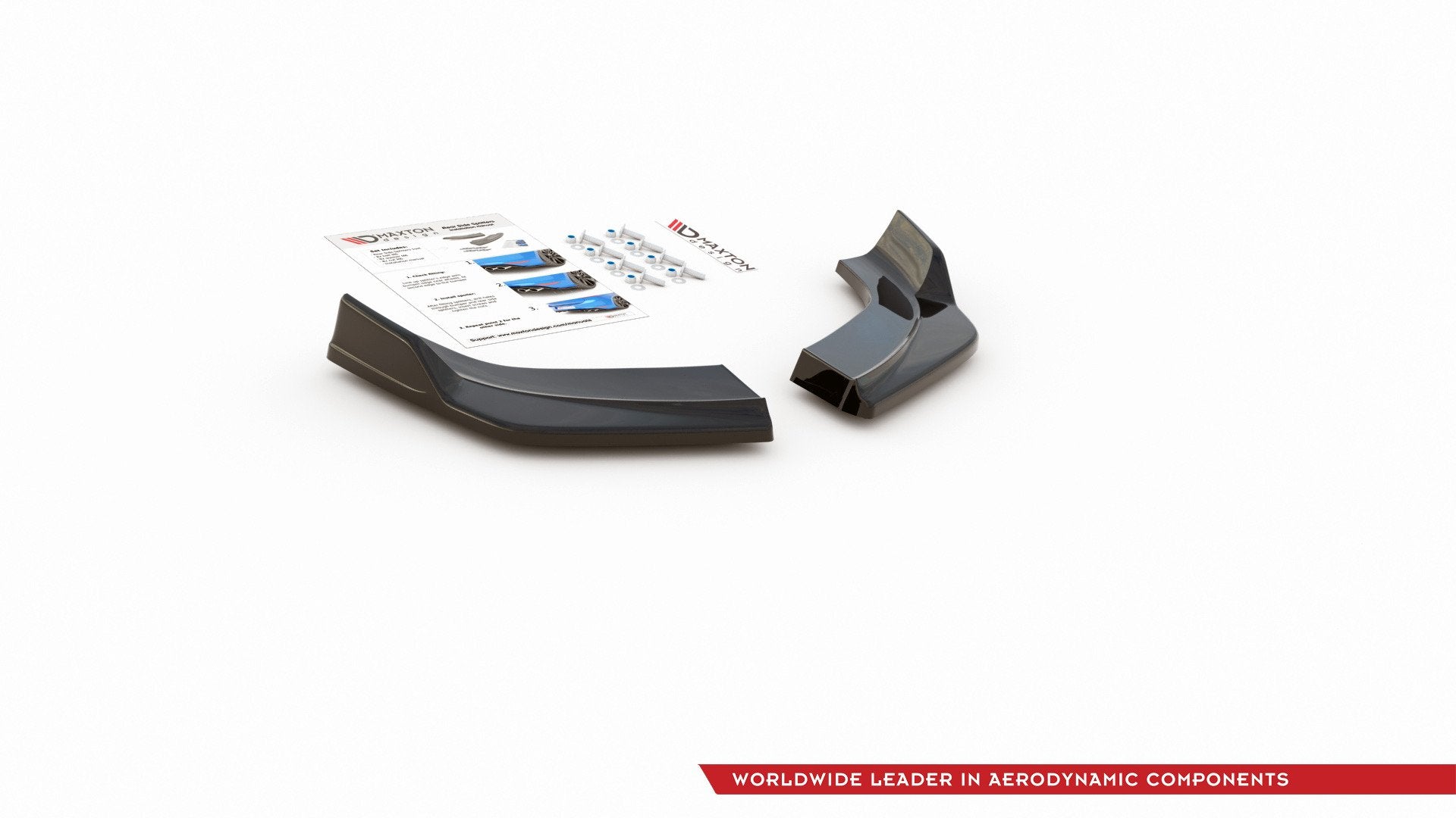 Heck Ansatz Flaps Diffusor V.3 für Hyundai I30 N Mk3 Hatchback schwarz matt