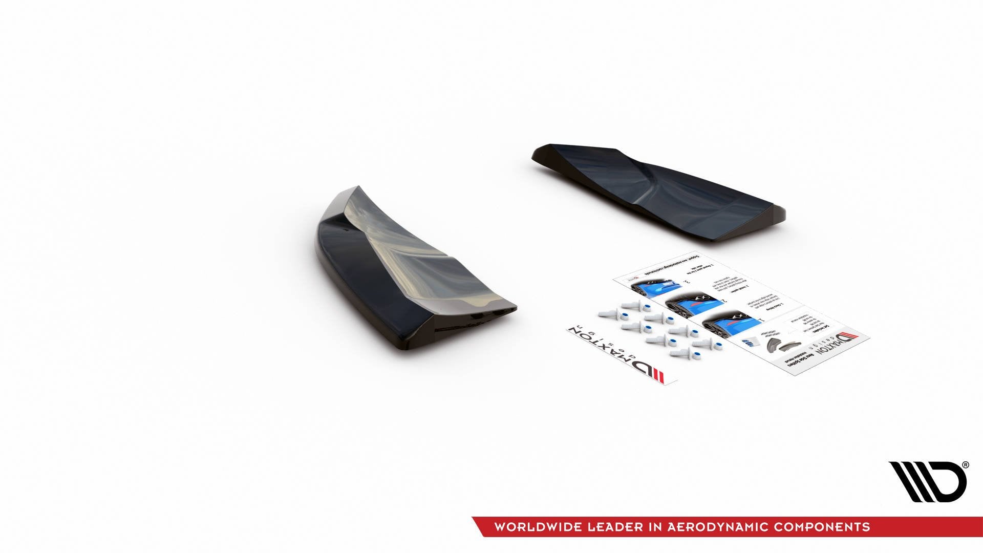 Heck Ansatz Flaps Diffusor für Audi SQ5 Mk1 (8R) schwarz matt