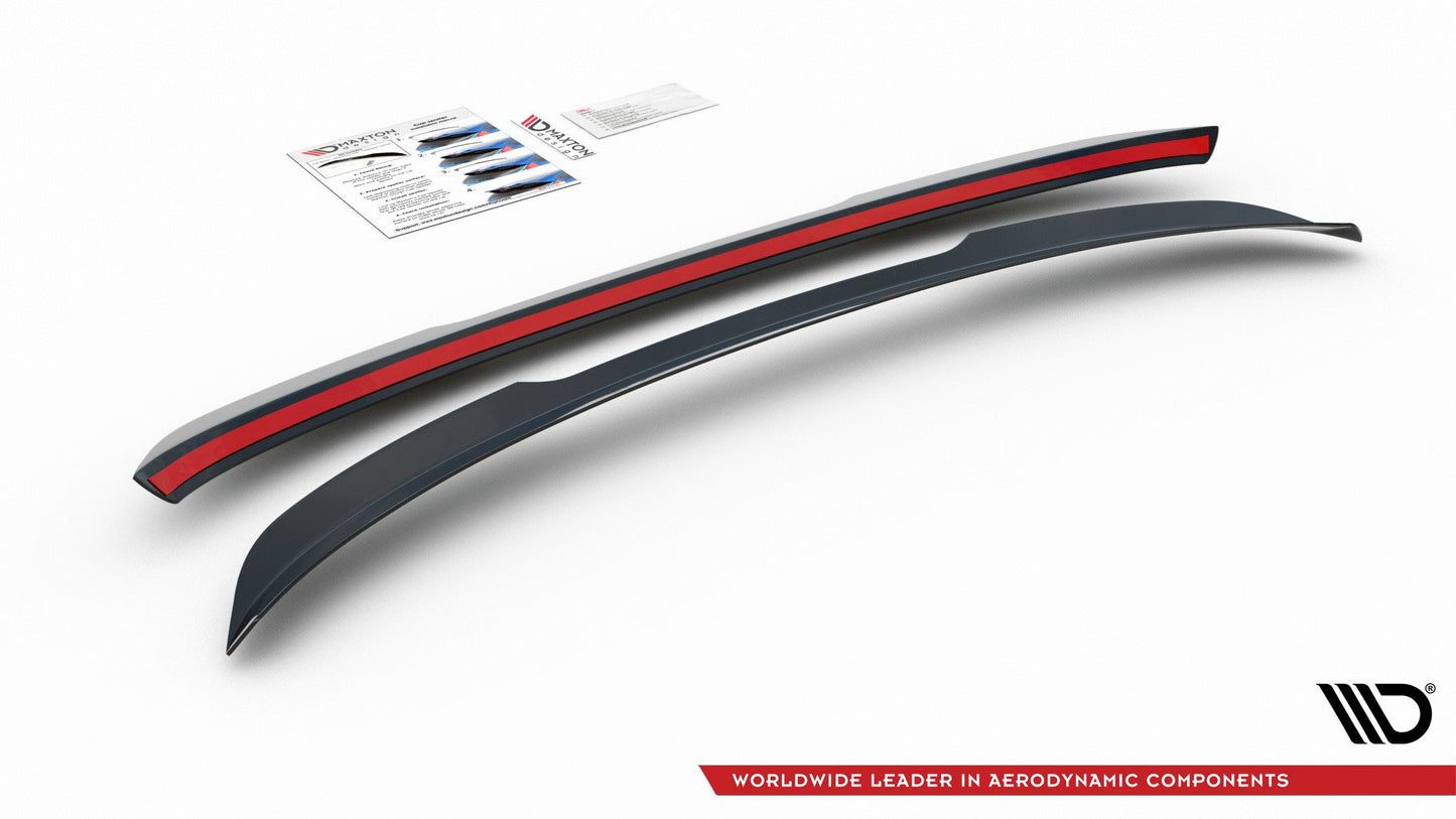 Spoiler CAP für Seat Leon Mk3 Cupra ST Facelift Carbon Look