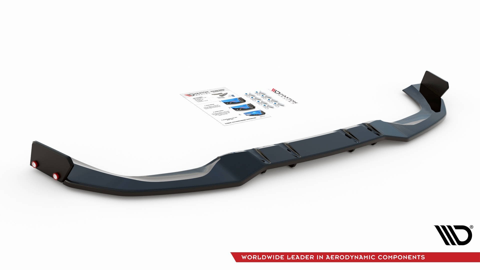 Mittlerer Diffusor Heck Ansatz +Flaps für Mercedes-AMG A45 S