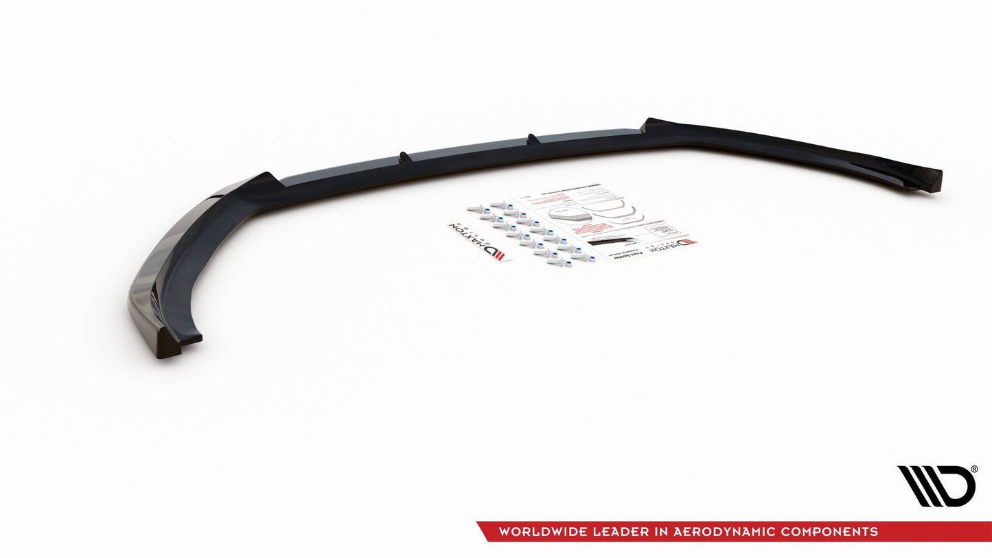 Front Ansatz V.1 für Peugeot 2008 Mk2 schwarz matt