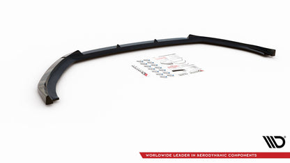 Front Ansatz V.1 für Peugeot 2008 Mk2 schwarz matt