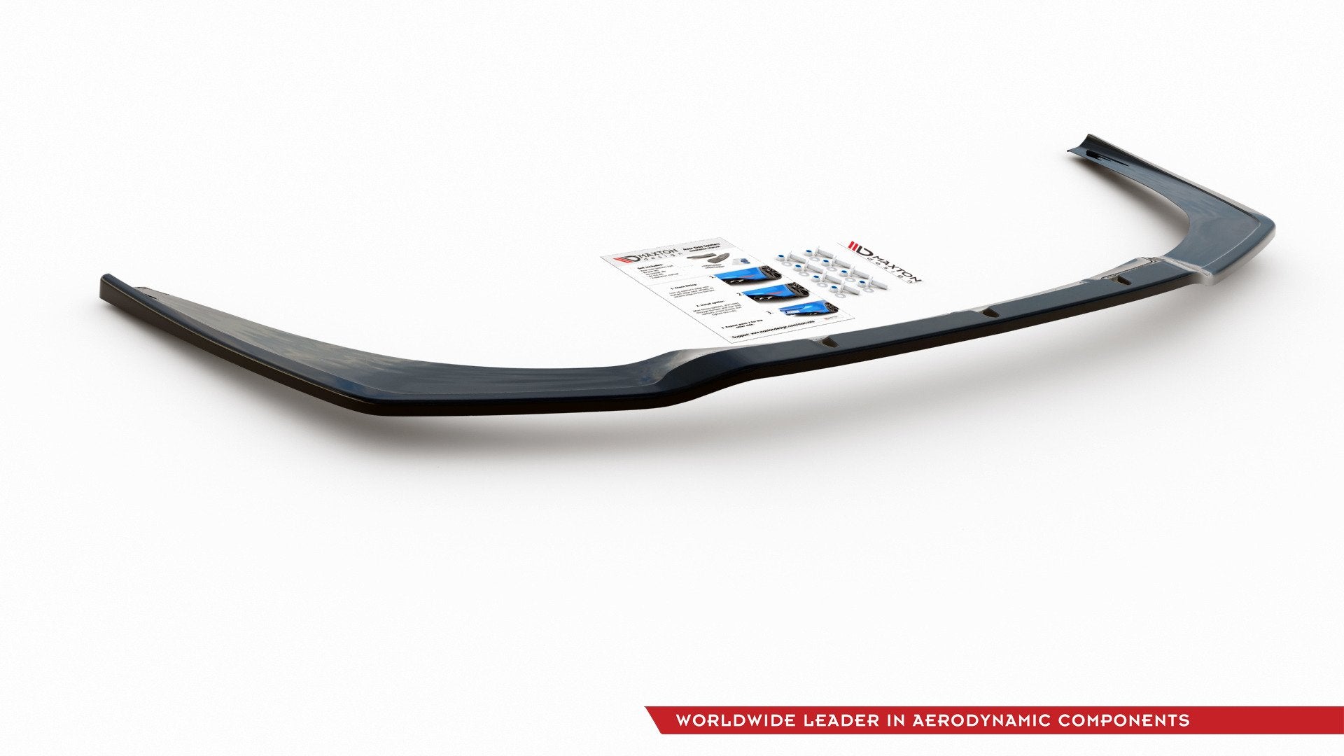 Mittlerer Diffusor Heck Ansatz für BMW 8 Coupe M-Paket G15 schwarz matt