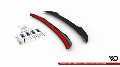 Spoiler CAP V.1 für VW Golf 8 schwarz Hochglanz