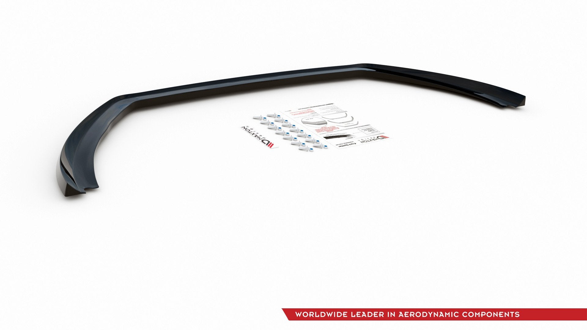 Front Ansatz V.6 für Ford Fiesta Mk8 ST / ST-Line schwarz matt