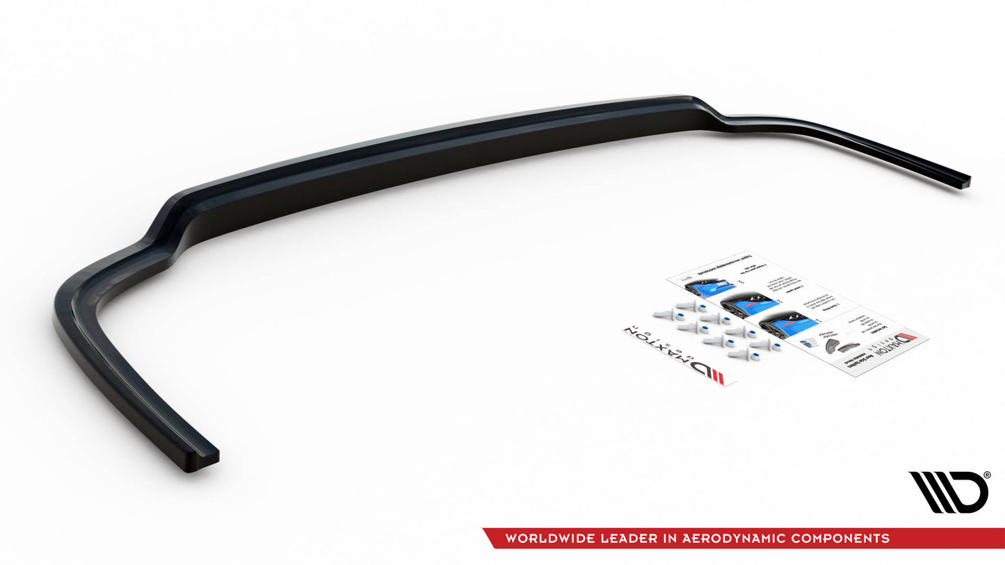 Mittlerer Diffusor Heck Ansatz für Volkswagen Caddy Mk5 Carbon Look