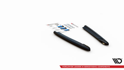 Heck Ansatz Flaps Diffusor V.4 für Skoda Octavia RS Mk4 schwarz matt