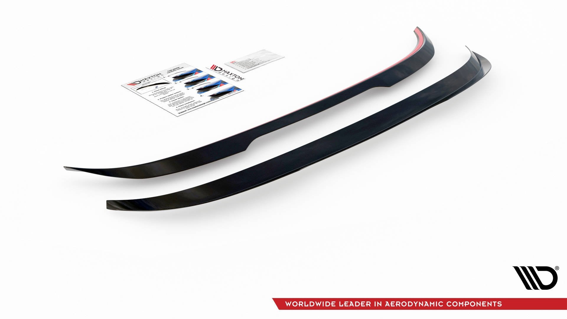 Spoiler CAP für Mitsubishi Lancer Sportback Mk8 schwarz Hochglanz