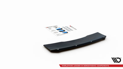 Mittlerer Diffusor Heck Ansatz für Audi S5 Sportback F5 Facelift schwarz Hochglanz