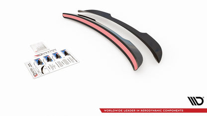 Spoiler CAP für Ford Mondeo Kombi Mk5 Facelift Carbon Look