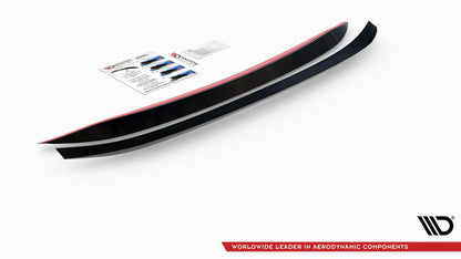 Spoiler CAP für Ford Mondeo Liftback Mk5 Facelift Carbon Look