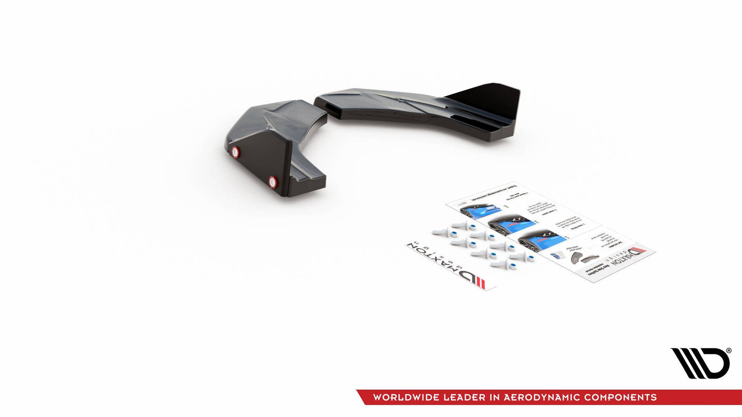 Heck Ansatz Flaps Diffusor +Flaps für V.7 Hyundai I30 N Mk3 Hatchback