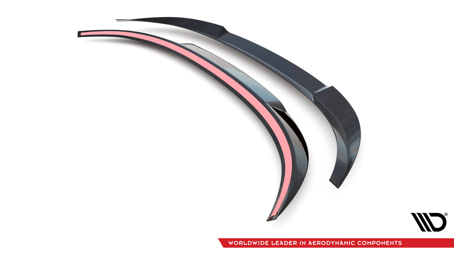 Spoiler CAP für Porsche 911 Carrera 4S 992 schwarz Hochglanz