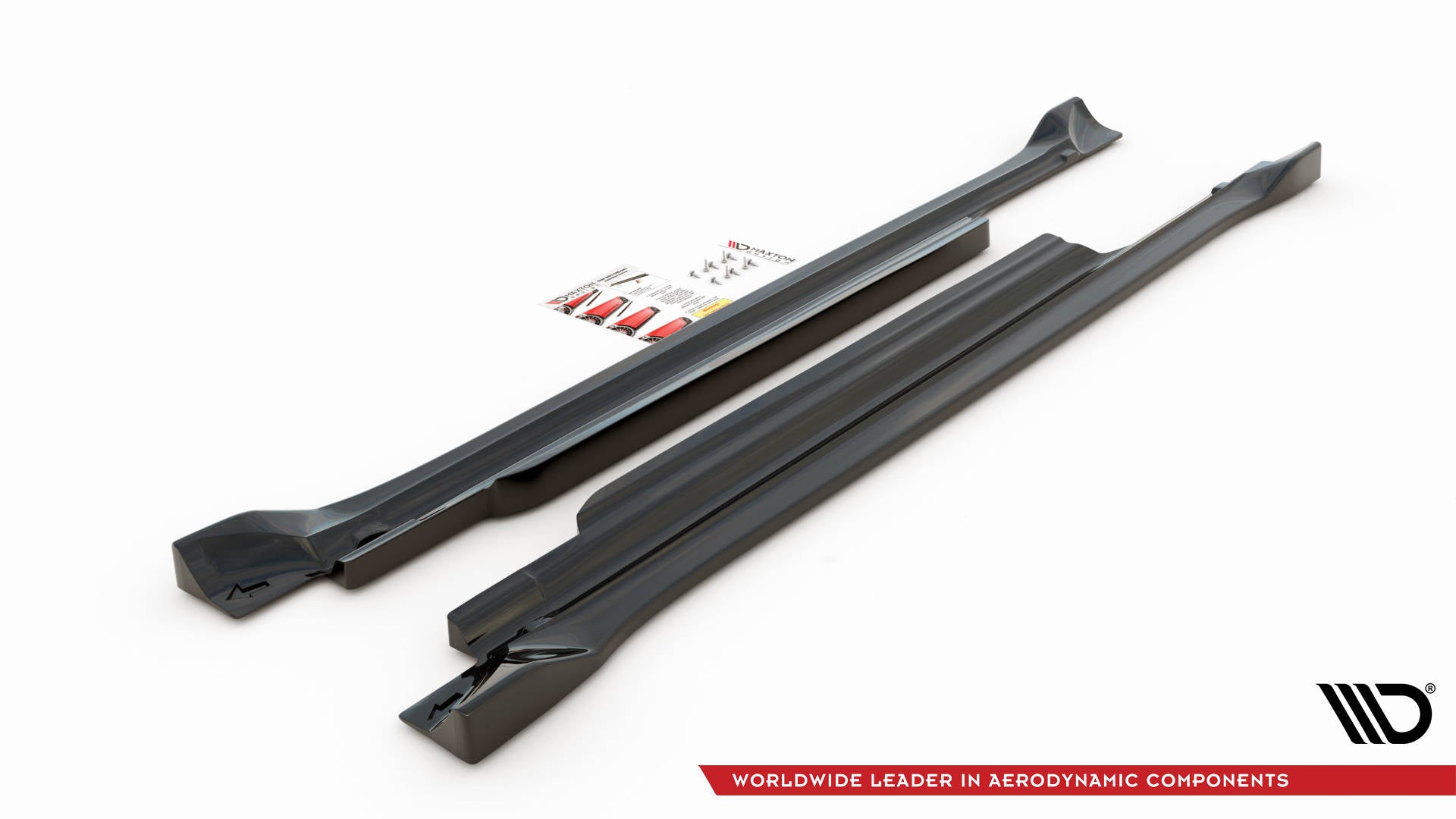 Seitenschweller Ansatz für Dodge Challenger SRT Hellcat Mk3 schwarz Hochglanz