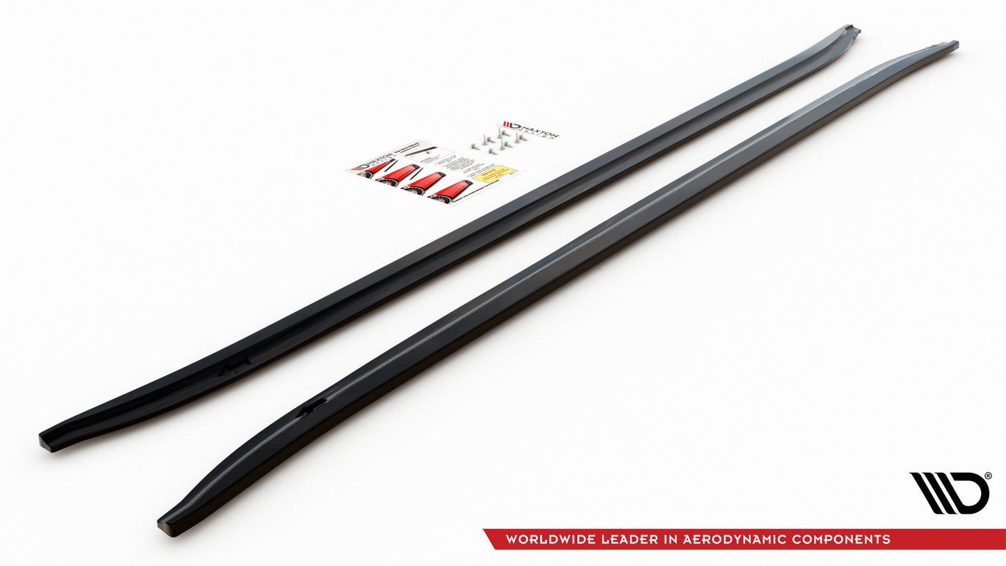 Seitenschweller Ansatz für BMW 7 M-Paket F01 Carbon Look