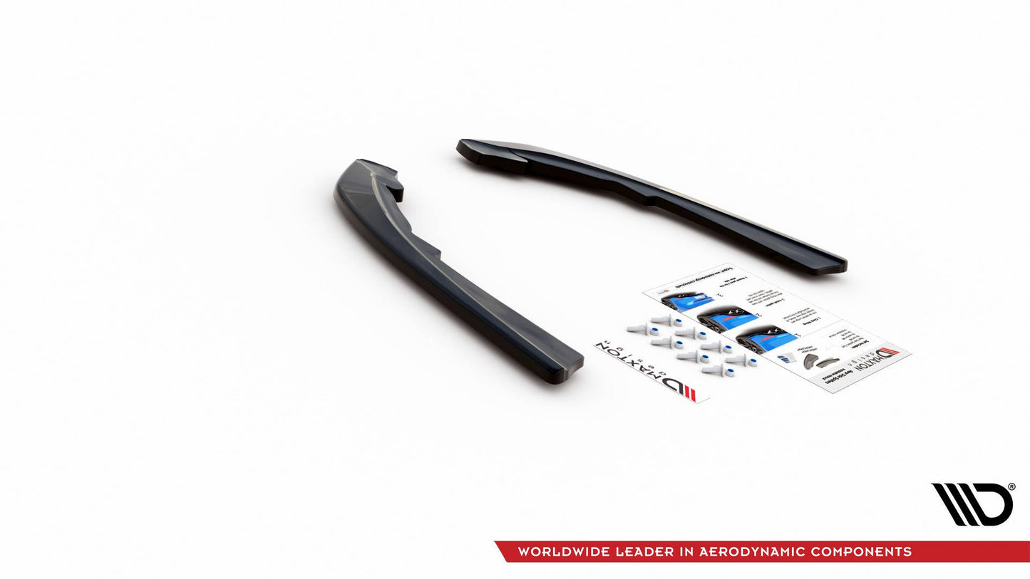 Heck Ansatz Flaps Diffusor für BMW 3er G20 / G21 schwarz matt
