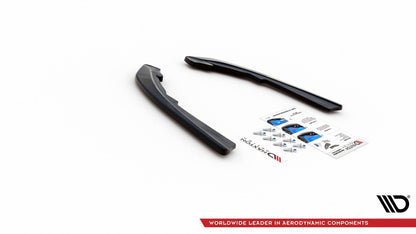 Heck Ansatz Flaps Diffusor für BMW 3er G20 / G21 schwarz Hochglanz