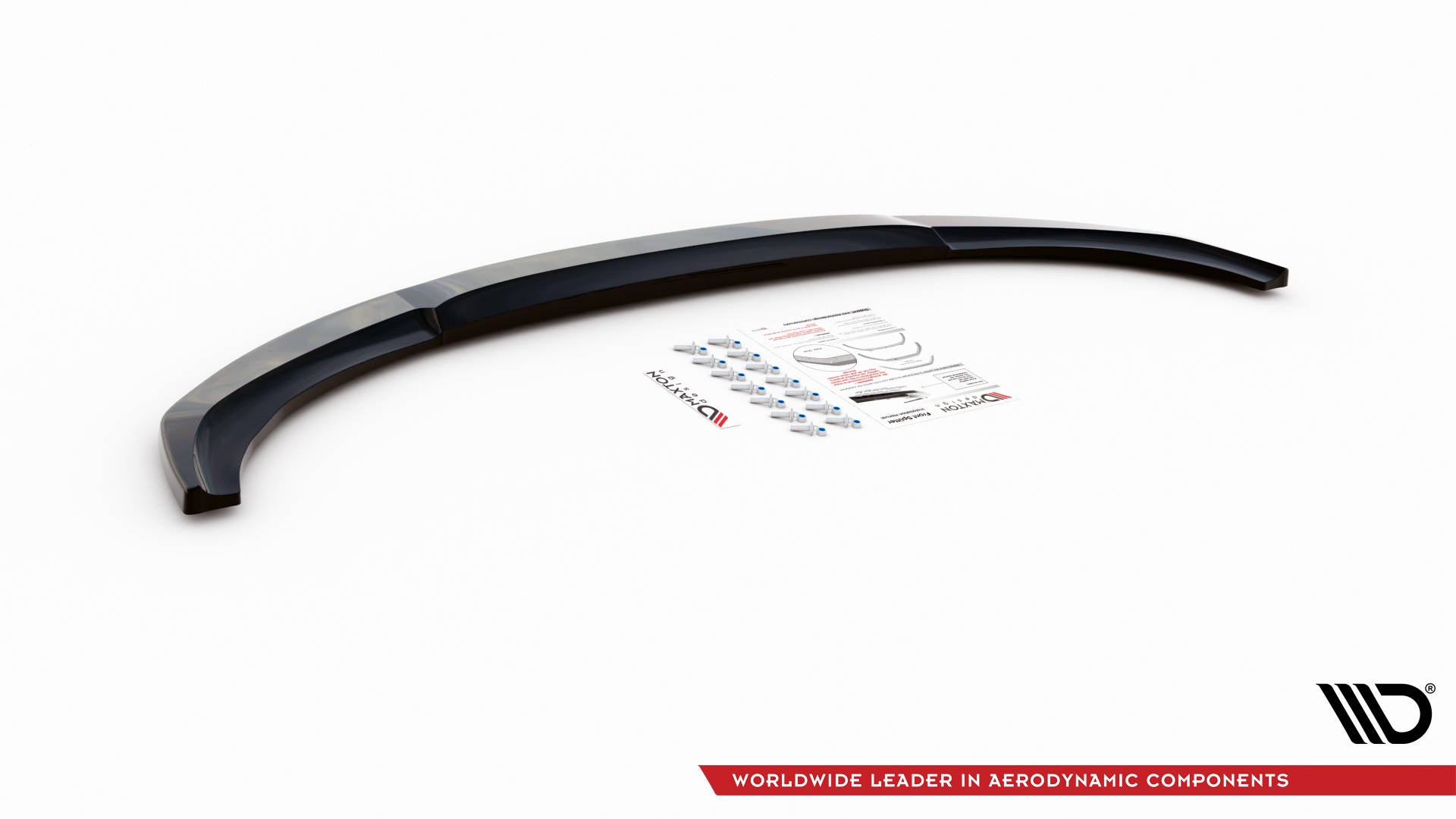 Front Ansatz V.1 für BMW 1er F20 schwarz Hochglanz