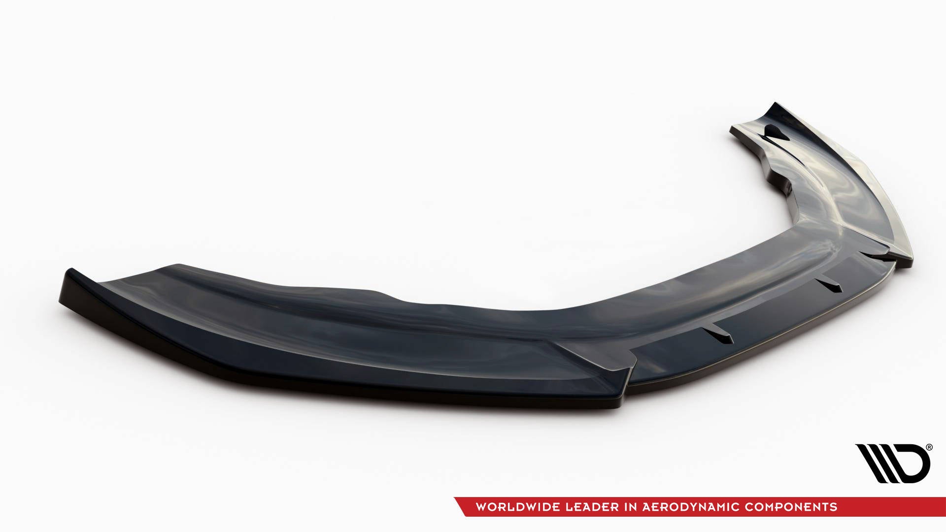 Front Ansatz für Audi A6 RS6 Look C7 schwarz Hochglanz
