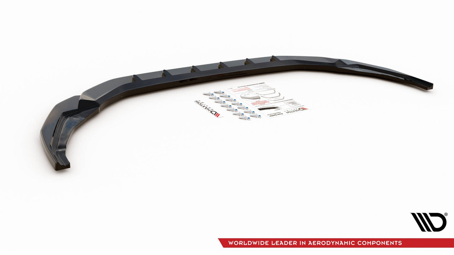 Front Ansatz V.4 für Audi S3 / A3 S-Line 8Y schwarz matt