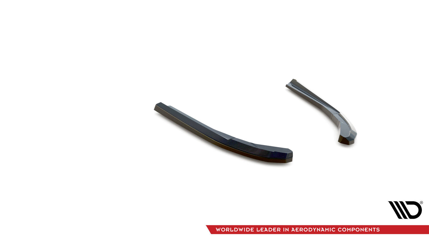 Heck Ansatz Flaps Diffusor V.1 für BMW 4er Gran Coupe M-Paket G26 schwarz Hochglanz
