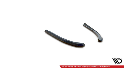 Heck Ansatz Flaps Diffusor V.1 für BMW 4er Gran Coupe M-Paket G26 schwarz Hochglanz