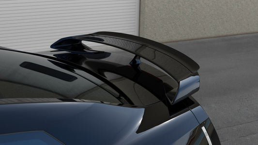 Spoiler CAP für NISSAN GT-R vor Facelift COUPE (R35-SERIES) (2007-2010) schwarz matt