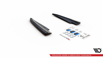 Heck Ansatz Flaps Diffusor für Maserati Ghibli Mk3 Carbon Look