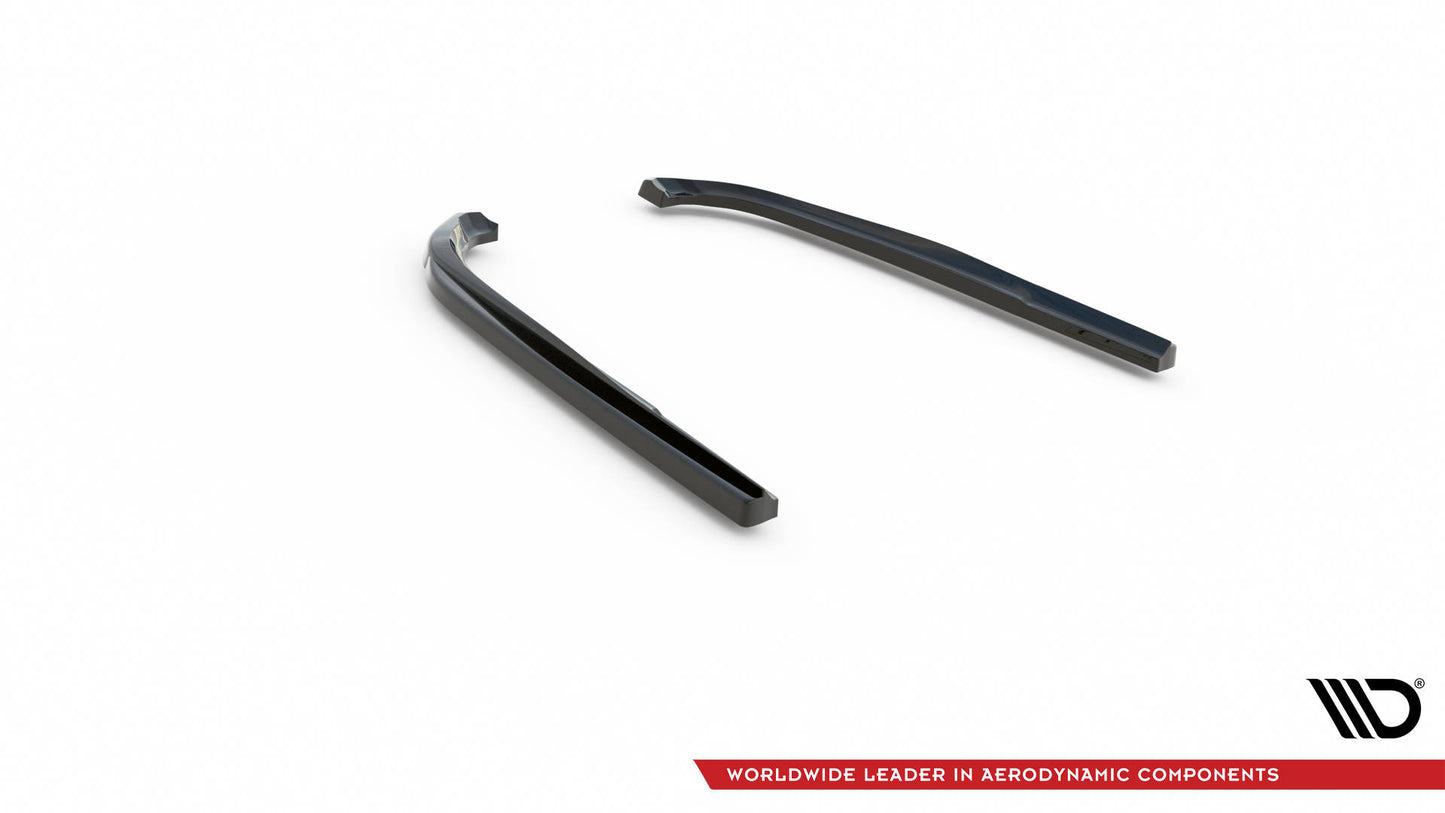 Heck Ansatz Flaps Diffusor für Lexus GS F Mk4 Facelift Carbon Look