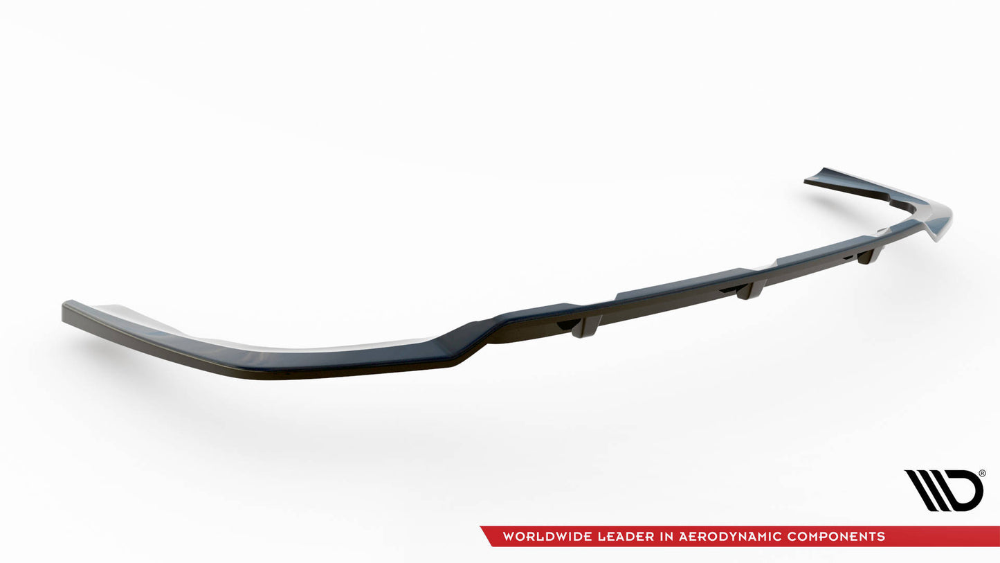 Mittlerer Diffusor Heck Ansatz DTM Look für V.2 BMW X6 M-Paket G06 schwarz matt