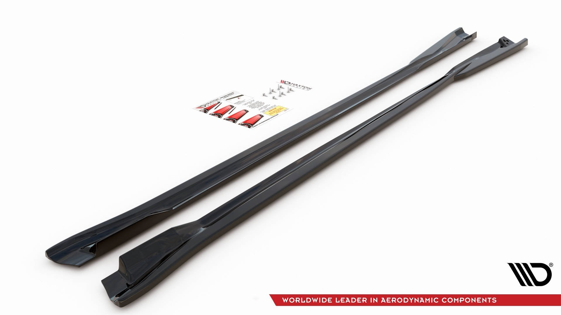 Seitenschweller Ansatz für Volkswagen Arteon R/ R-Line Facelift schwarz matt